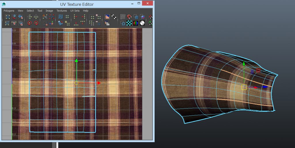 Maya 複雑なオブジェクトのuv展開の方法 ワタオユム Mayaやafter Effects Photoshop等映像制作ソフト自習ノート